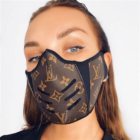 black lv mask|authentic louis vuitton face mask.